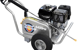 Aluminum frame adds durability to pressure washer series