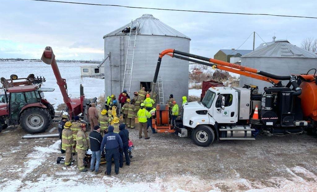 Vacuum Trucks Prove Valuable in Iowa Grain Bin Rescue