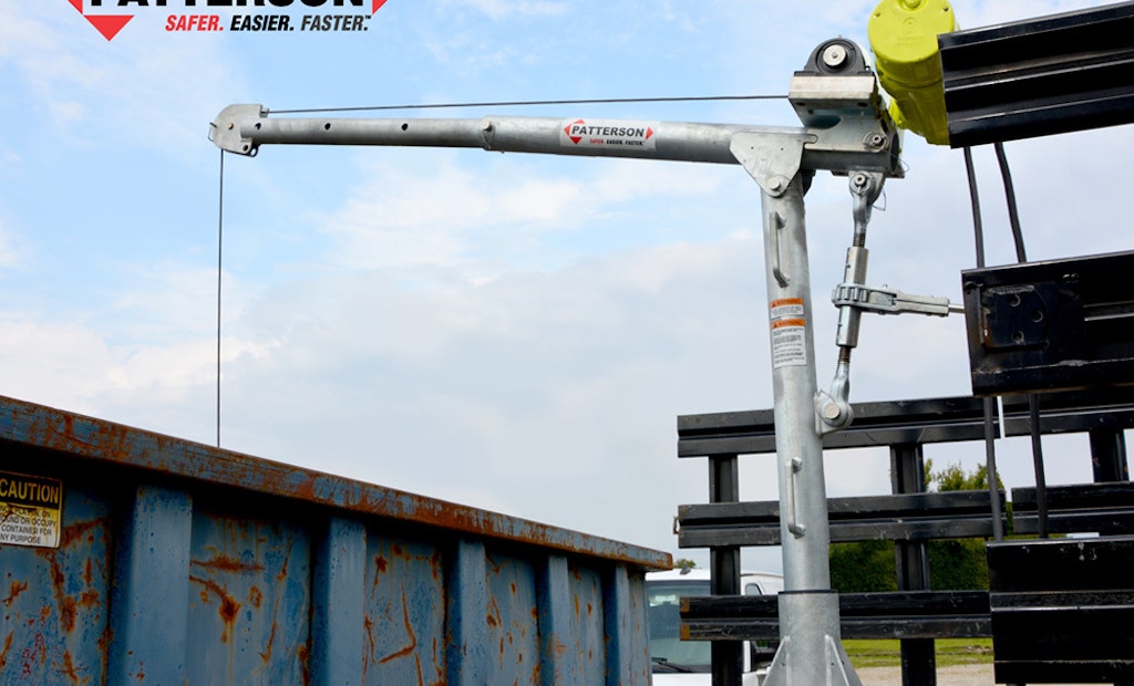 Make Lifting Safer with Patterson Davit Cranes